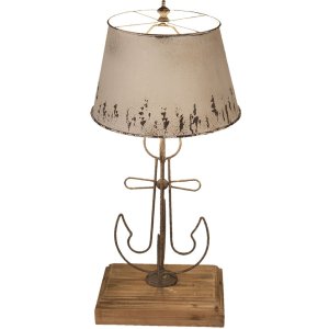 Clayre & Eef 5lmc0016 Table lamp Beige, Brown ø 35x79 cm