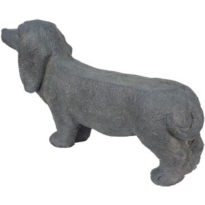 Clayre & Eef 5mg0019 Dog Grey 74x19x39 cm