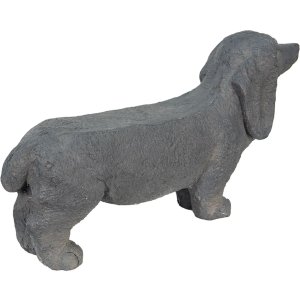 Clayre & Eef 5mg0019 Dog Grey 74x19x39 cm