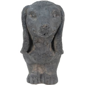 Clayre & Eef 5mg0019 Dog Grey 74x19x39 cm