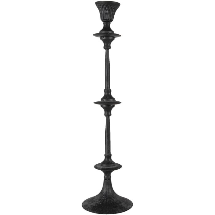 Clayre & Eef 5y0924 Candlestick black ø 15x60 cm