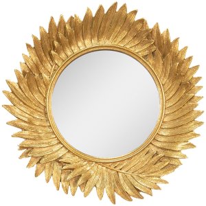 Clayre & Eef 62s256 Wall mirror gold color ø...