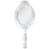 Clayre & Eef 62s263 Hand mirror white 10x1x25 cm