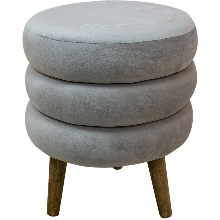 Clayre & Eef 64961be Stool Beige ø 38x44 cm