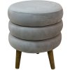 Clayre & Eef 64961be Stool Beige ø 38x44 cm