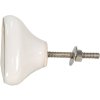 Clayre & Eef 65041 Door Knob White 5x5x7 cm