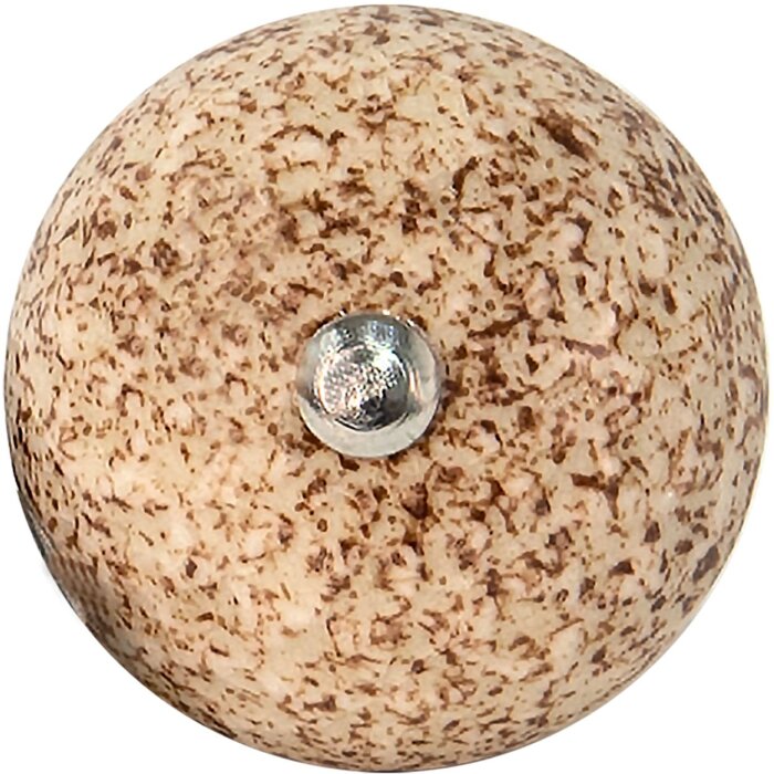 Clayre & Eef 65056 Door knob Brown, Beige ø 4x4 cm