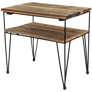 Clayre & Eef 65093 Side table Brown 46x36x47 cm