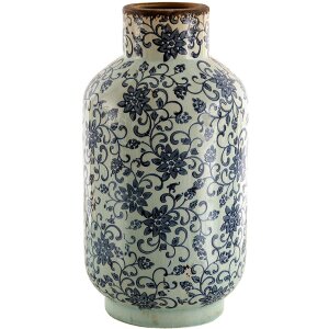 Clayre & Eef 6ce1379 Deco Vase Blue, Beige ø...