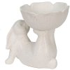 Clayre & Eef 6ce1429 Deco Rabbit White 15x11x14 cm