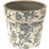 Clayre & Eef 6ce1448m Flowerpot for indoor Grey, Beige ø 16x15 cm