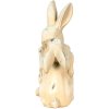 Clayre & Eef 6ce1485 Deco Rabbit White, Grey 20x10x25 cm