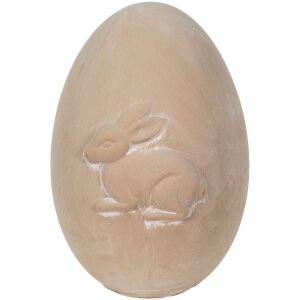 Clayre & Eef 6ce1486 Deco egg Beige ,Brown 18x17x25 cm