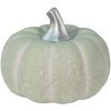 Clayre & Eef 6ce1487 Deco pumpkin Green, White ø 23x18 cm