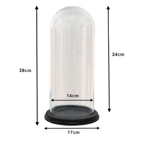 Clayre & Eef 6gl3472 Glass bell Transparent ø...