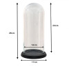 Clayre & Eef 6gl3472 Glass bell Transparent ø 17x28 cm