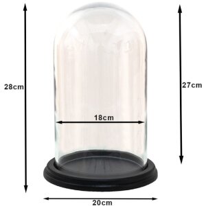 Clayre & Eef 6gl3474 Glass bell Transparent ø...