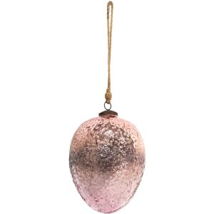 Clayre & Eef 6gl3526l Christmas ball pink ø...