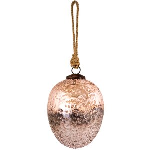 Clayre & Eef 6gl3526m Christmas ball pink ø...