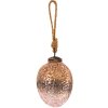 Clayre & Eef 6gl3526s Christmas ball pink ø 6x10 cm