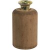 Clayre & Eef 6h2114 Deco Vase Brown ø 9x17 cm