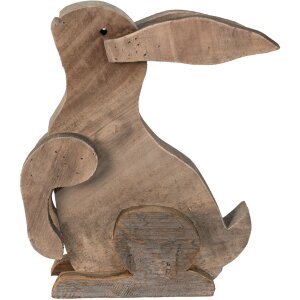 Clayre & Eef 6h2194 Deco Rabbit Brown 23x11x33 cm