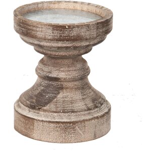 Clayre & Eef 6h2232 Candlestick Brown ø 14x16 cm