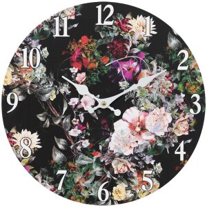 Clayre & Eef 6kl0759 Wall Clock Black ø 34x4...