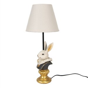 Clayre & Eef 6lmc0056 Table lamp rabbit beige...