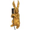 Clayre & Eef 6lmp748 Table lamp Rabbit Gold color 13x17x36 cm E27-max 1x60W