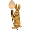 Clayre & Eef 6lmp748 Table lamp Rabbit Gold color 13x17x36 cm E27-max 1x60W