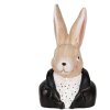 Clayre & Eef 6mg0025 Deco Rabbit Black 11x9x19 cm