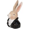 Clayre & Eef 6mg0025 Deco Rabbit Black 11x9x19 cm