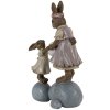 Clayre & Eef 6pr3537 Deco Rabbit Pink, Beige 10x6x17 cm