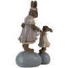 Clayre & Eef 6pr3537 Deco Rabbit Pink, Beige 10x6x17 cm