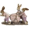 Clayre & Eef 6pr3543 Deco Rabbit Pink, Beige 17x8x11 cm