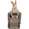 Clayre & Eef 6pr3554 Deco Rabbit Pink, Beige 13x7x12 cm