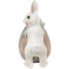 Clayre & Eef 6pr3564 Deco Rabbit Beige, Brown, Grey 8x5x11 cm