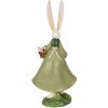 Clayre & Eef 6pr3567 Deco Rabbit Green, Red 10x7x25 cm