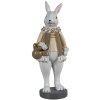 Clayre & Eef 6pr3583 Deco Rabbit Beige, White 10x8x25 cm