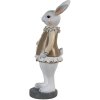 Clayre & Eef 6pr3583 Deco Rabbit Beige, White 10x8x25 cm