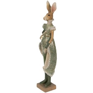 Clayre & Eef 6pr3592 Deco Rabbit Green, Brown, Beige...