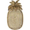 Clayre & Eef 6pr4774 Decorative bowl pineapple gold color 40x22x4 cm