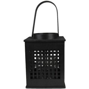 Clayre & Eef 6ro0579l Lantern Black 19x19x25 cm