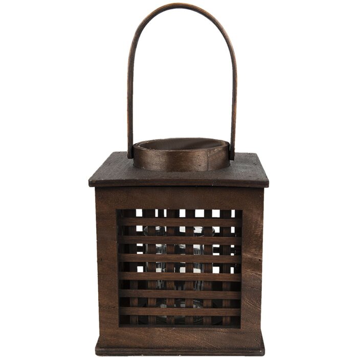 Clayre & Eef 6ro0580s Lantern Brown 17x17x20 cm