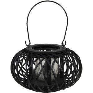 Clayre & Eef 6ro0582 Lantern black ø 23x12 cm