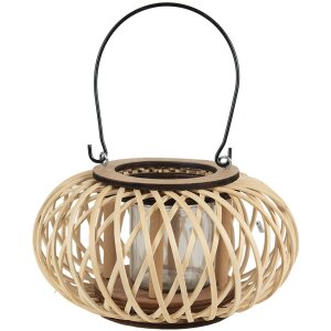 Clayre & Eef 6ro0583 Lantern Beige ø 23x12 cm