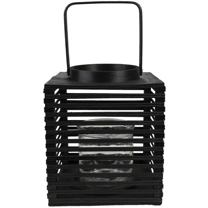 Clayre & Eef 6ro0586l Lantern Black 21x21x25 cm