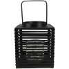 Clayre & Eef 6ro0586l Lantern Black 21x21x25 cm