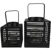 Clayre & Eef 6ro0586l Lantern Black 21x21x25 cm